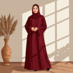 ⁦عباية نسائية أنيقة وبسيطة⁩ - الصورة ⁦2⁩